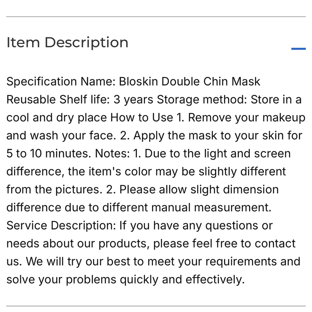 NWOT/NIB The Bloskin Reusable Double Chin Mask, 5 unopened pouches/5 masks - Picture 6 of 7